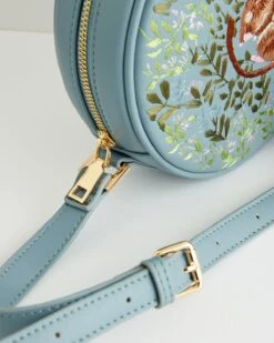 Chloe Circle Bag Embroidered Dormouse Blue -Chic Accessories Shop 2936ec53 3631 4456 8995 9083968166d2