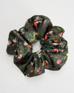 Catherine Rowe Into The Woods Oversized Scrunchie - Green