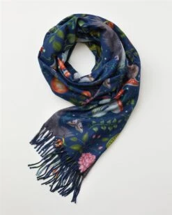 Catherine Rowe Into The Woods Scarf - Blue
