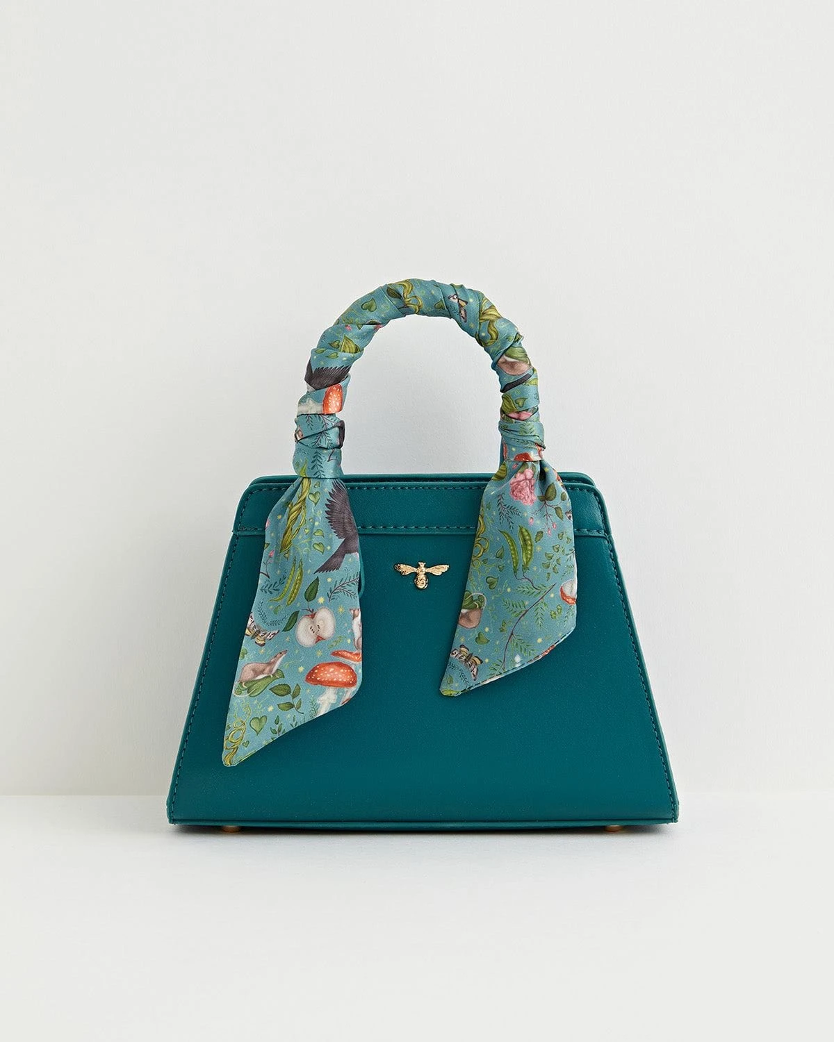 Catherine Rowe Into The Woods Small Tote - Teal 6 Catherine Rowe Into The Woods Small Tote - Teal - Image 4