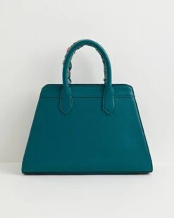 Catherine Rowe Into The Woods Tote - Teal -Chic Accessories Shop catherine rowe into the woods tote teal by fable england 40296570781940