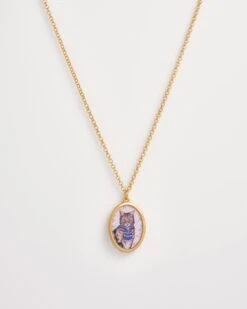 Catherine Rowe Pet Portraits Tabby Pendant Necklace -Chic Accessories Shop catherine rowe pet portraits tabby pendant necklace by fable england 40929512784116