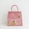 Morning Song Bird Embroidered Mini Pink Tote -Chic Accessories Shop cbb251a9 b03b 474f a808 a0ef3ab85b60