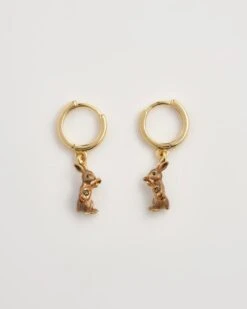 Demetrius Rabbit Huggie Hoops