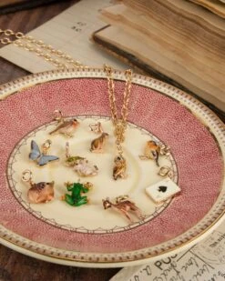 Enamel Blue Butterfly Charm -Chic Accessories Shop enamel blue butterfly charm by fable england 36620324307188