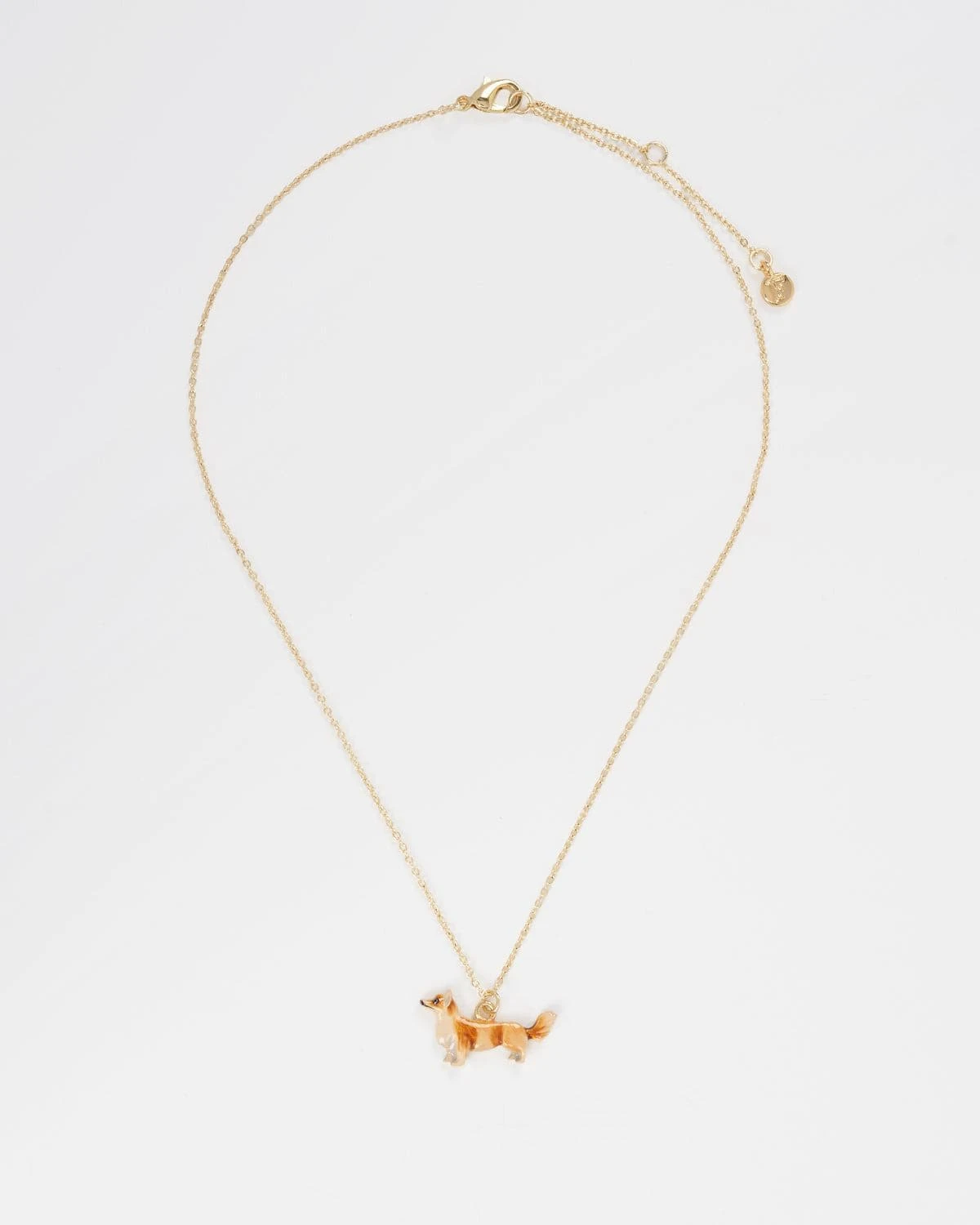 Enamel Corgi Necklace 4 Enamel Corgi Necklace - Image 2