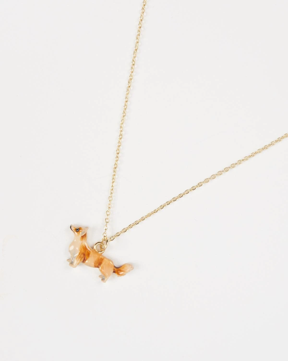 Enamel Corgi Necklace 3 Enamel Corgi Necklace