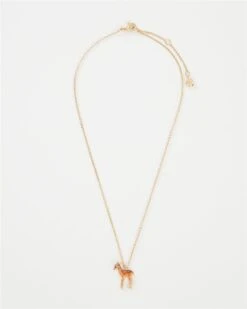 Enamel Fawn Necklace -Chic Accessories Shop enamel fawn necklace by fable england 40387267952884