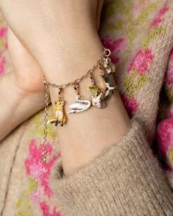 Enamel Fox Charm -Chic Accessories Shop enamel fox charm by fable england 39458561949940