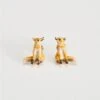 Enamel Fox Earrings
