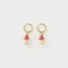 Enamel Mushroom Huggie Earrings -Chic Accessories Shop enamel mushroom huggie earrings by fable england 39965028679924