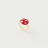 Enamel Mushroom Ring -Chic Accessories Shop enamel mushroom ring by fable england 39965567779060