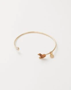 Enamel Otter Bangle