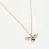 Enamel Short Bee Necklace -Chic Accessories Shop enamel short bee necklace by fable england 40293033640180