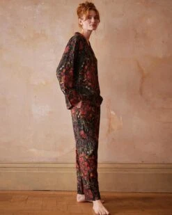 Folksy Fox Pyjamas Black -Chic Accessories Shop folksy fox pyjamas black by fable england 40327774765300