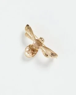 Gold Bee Brooch