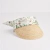 Meadow Creature Ivory Raffia Visor -Chic Accessories Shop meadow creature ivory raffia visor by fable england 40872677310708