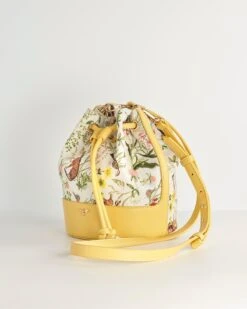 Meadow Creatures Bucket Bag - Yellow -Chic Accessories Shop meadow creatures bucket bag yellow by fable england 40872629666036