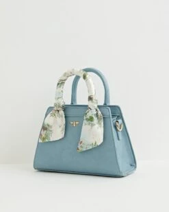 Mini Blue Alice Tote -Chic Accessories Shop mini blue alice tote by fable england 40296571994356