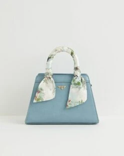 Mini Blue Alice Tote -Chic Accessories Shop mini blue alice tote by fable england 40296572059892