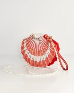 Pearl Clam Shell Crossbody Bag -Chic Accessories Shop pearl clam shell crossbody bag by fable england 41228310184180