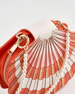 Pearl Clam Shell Crossbody Bag -Chic Accessories Shop pearl clam shell crossbody bag by fable england 41228310806772