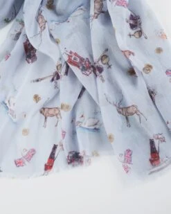 Royal Ditsy Lightweight Scarf -Chic Accessories Shop royal ditsy lightweight scarf by fable england 40292894933236