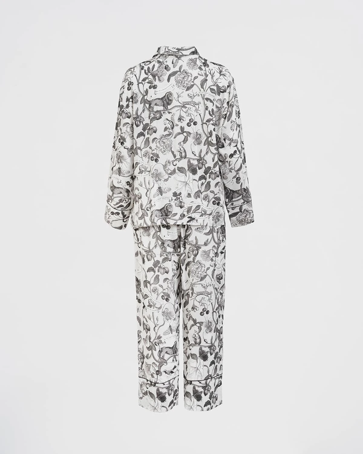 Tree Of Life Monochrome Long Pyjamas 6 Tree Of Life Monochrome Long Pyjamas - Image 4