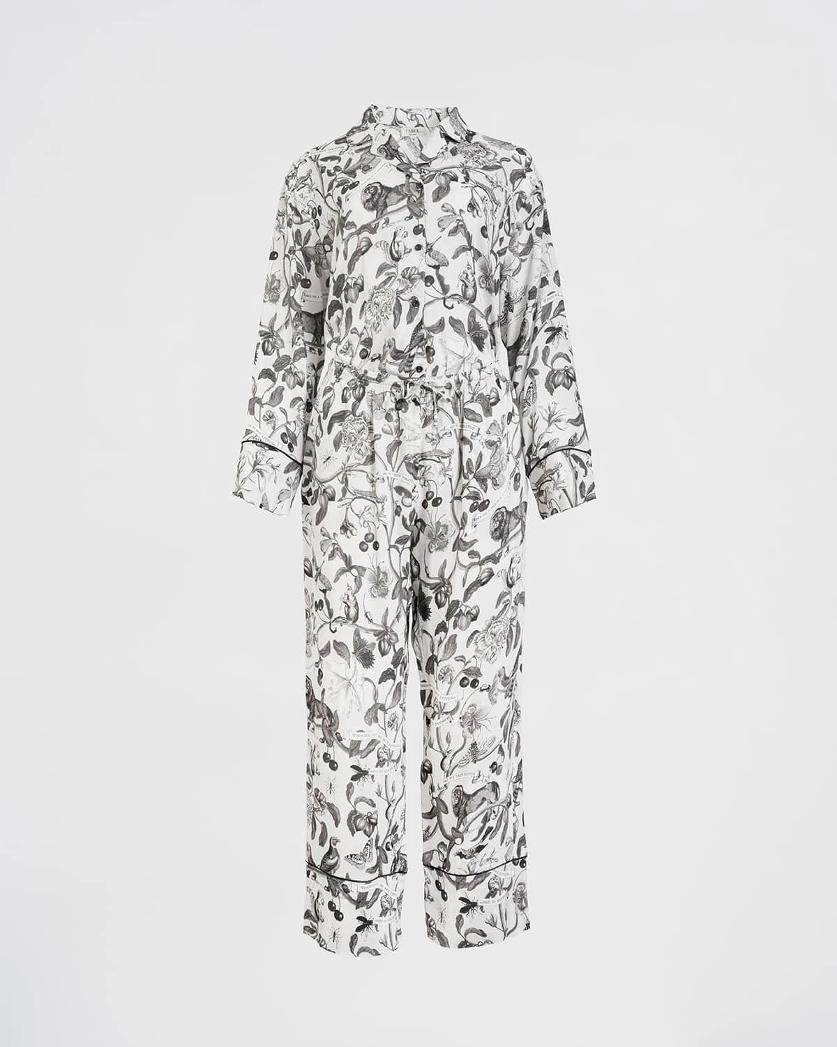 Tree Of Life Monochrome Long Pyjamas 7 Tree Of Life Monochrome Long Pyjamas - Image 5