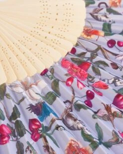 Tree Of Life Vintage Powder Blue Fan -Chic Accessories Shop tree of life vintage powder blue fan by fable england 41229069222132