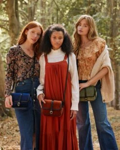 Vivianne Velvet Camera Bag - Sapphire Blue -Chic Accessories Shop vivianne velvet camera bag sapphire blue by fable england 40296582906100