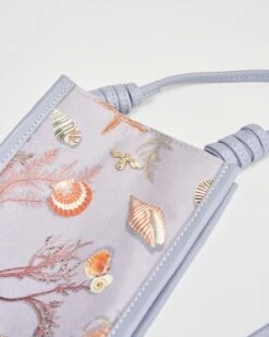 Whispering Sands Powder Blue Phone Pouch -Chic Accessories Shop whispering sands powder blue phone pouch by fable england 41229022331124